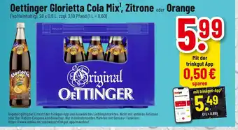 trinkgut Oettinger glorietta cola mix, zitrone oder orange Angebot