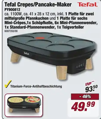 Poco Tefal crepes/pancake-maker Angebot