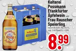 trinkgut Possmann frankfurter äpfelwein oder frau rauscher speierling Angebot