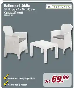 Poco Progarden balkonset akita Angebot
