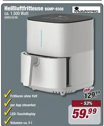 Poco Masterpro heißluftfritteuse Angebot