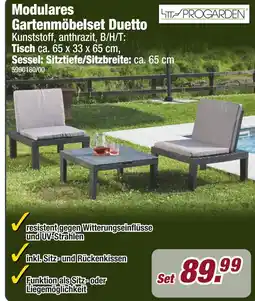 Poco Progarden modulares gartenmöbelset duetto Angebot