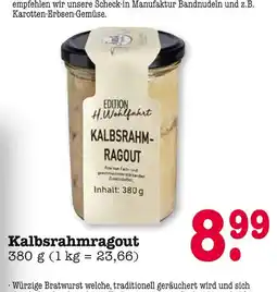 E-Center Edition h. wohlfahrt kalbsrahmragout Angebot
