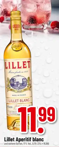 trinkgut Lillet aperitif blanc Angebot