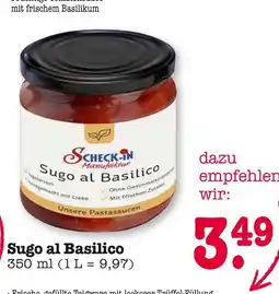 E-Center Scheck-in manufaktur sugo al basilico Angebot
