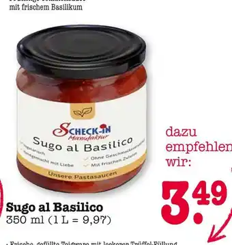 E-Center Scheck-in manufaktur sugo al basilico Angebot