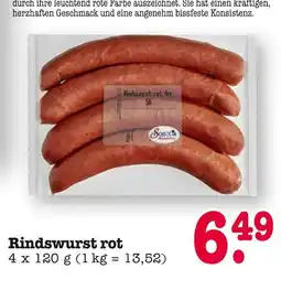E-Center Rindswurst rot Angebot