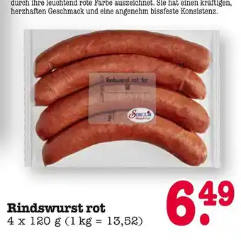 E-Center Rindswurst rot Angebot