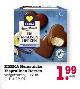 E-Center Edeka herzstücke eispralinen herzen Angebot