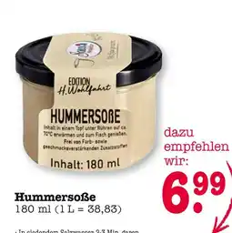 E-Center H. wohlfahrt hummersoße Angebot