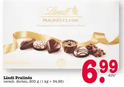 E-Center Lindt pralinés Angebot