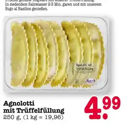 E-Center Agnolotti mit trüffelfüllung Angebot