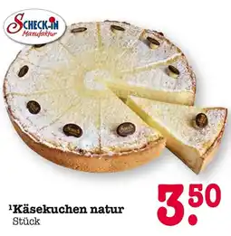 E-Center Scheck-in manufaktur käsekuchen natur Angebot