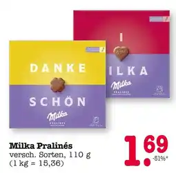 E-Center Milka pralinés Angebot