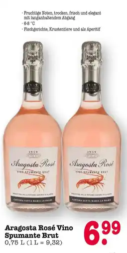 E-Center Aragosta rosé vino spumante brut Angebot