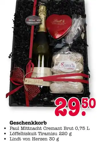 E-Center Paul mittnacht, lindt, check-in geschenkkorb Angebot