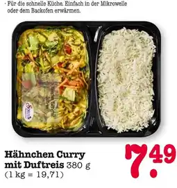 E-Center Spar hähnchen curry mit duftreis Angebot