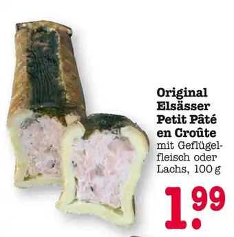E-Center Original elsässer petit pâté en croûte oder lachs Angebot