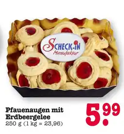 E-Center Scheck-in manufaktur pfauenaugen mit erdbeergelee Angebot