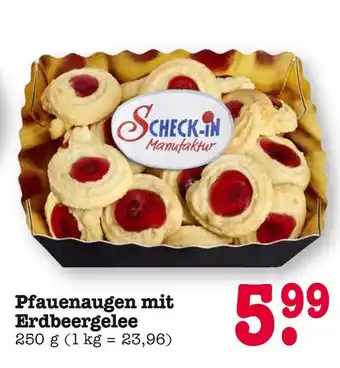 E-Center Scheck-in manufaktur pfauenaugen mit erdbeergelee Angebot