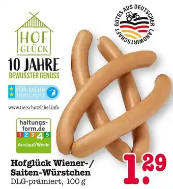 E-Center Hofglück hofglück wiener-/saiten-würstchen Angebot