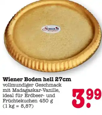 E-Center Scheck-in wiener boden hell 27cm Angebot