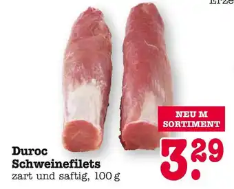 E-Center Duroc schweinefilets Angebot