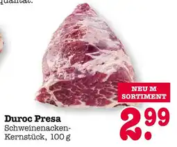 E-Center Duroc presa schweinenacken-kernstück Angebot