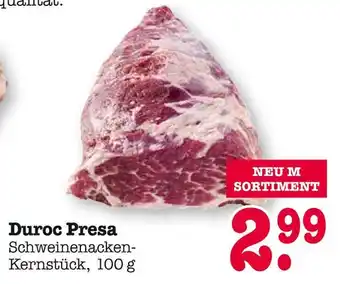 E-Center Duroc presa schweinenacken-kernstück Angebot