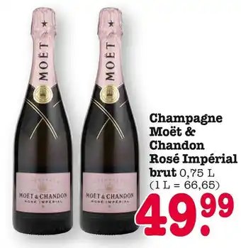 E-Center Moët & chandon champagne rosé impérial brut Angebot