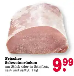 E-Center Frischer schweinerücken Angebot