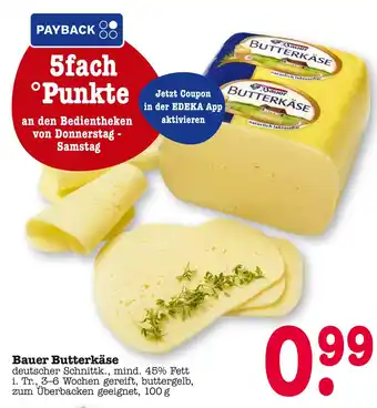 E-Center Bauer butterkäse Angebot
