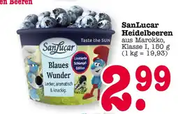 E-Center Sanlucar heidelbeeren Angebot