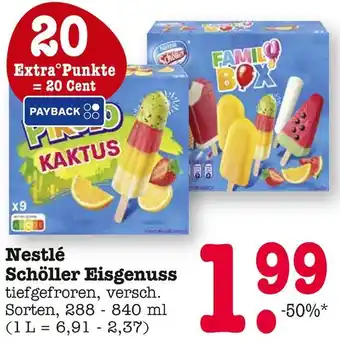 E-Center Nestlé schöller eisgenuss Angebot