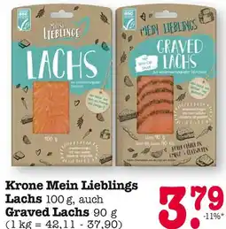 E-Center Mein liebling lachs oder graved lachs Angebot