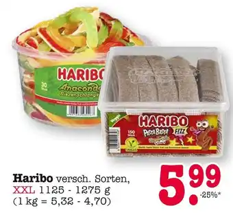 E-Center Haribo anaconda riesenschlangen oder pasta basta fizz Angebot