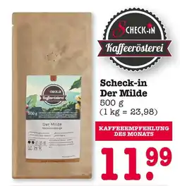 E-Center Scheck-in kaffeerösterei der milde Angebot
