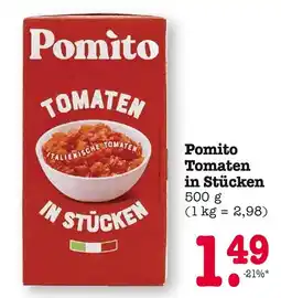 E-Center Pomito tomaten in stücken Angebot
