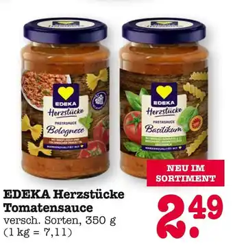 E-Center Edeka herzstücke tomatensauce Angebot