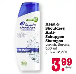 E-Center Head & shoulders anti-schuppen shampoo Angebot