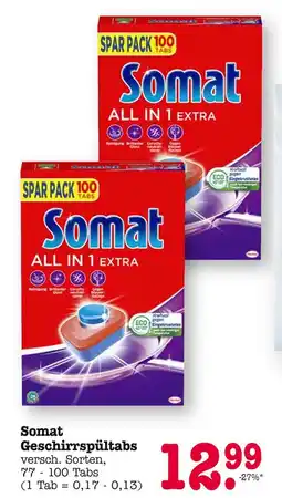 E-Center Somat geschirrspültabs Angebot
