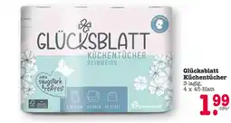 E-Center Glücksblatt küchentücher Angebot