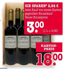 E-Center Château le retou wein Angebot