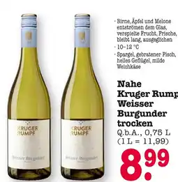 E-Center Kruger rumpf weisser burgunder trocken Angebot
