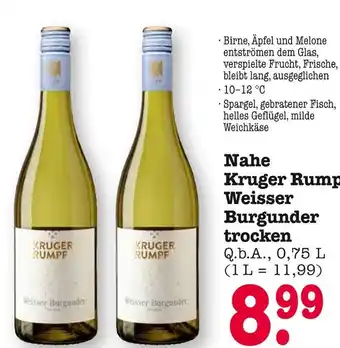 E-Center Kruger rumpf weisser burgunder trocken Angebot