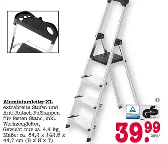 E-Center Aluminiumleiter xl Angebot