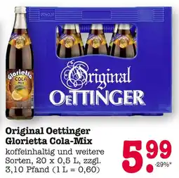E-Center Original oettinger glorietta cola-mix Angebot