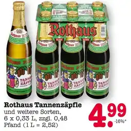 E-Center Rothaus tannenzäpfle Angebot