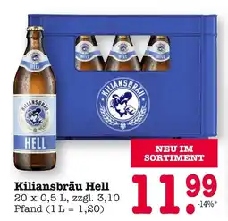 E-Center Kiliansbräu hell Angebot