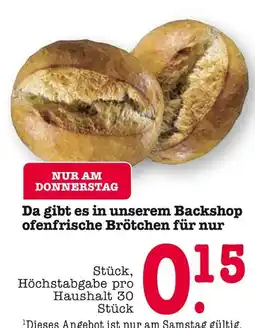 E-Center Ofenfrische brötchen Angebot